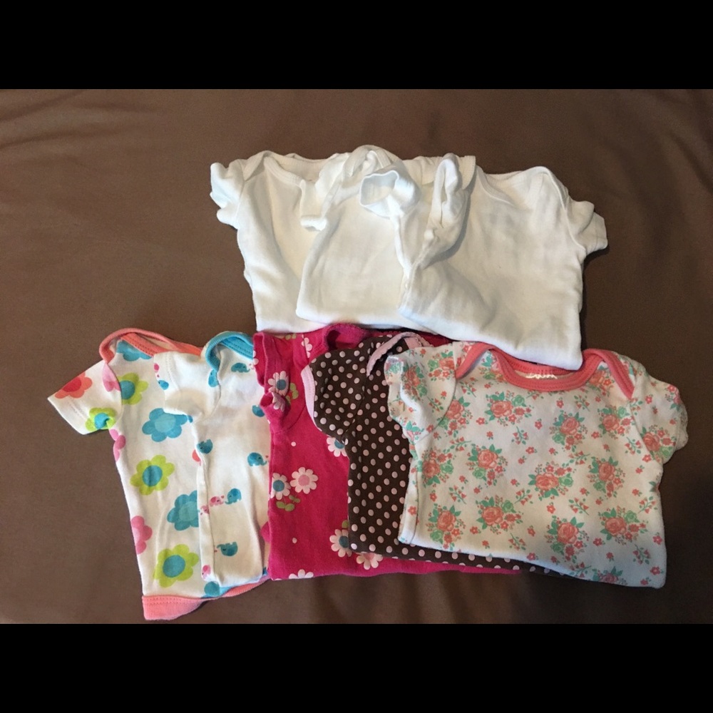 Baby girl onesie bundle